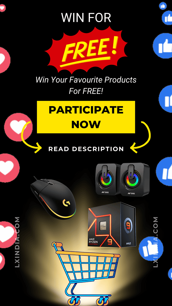 WIN FOR FREE challenge LXINDIA min - LXINDIA.COM