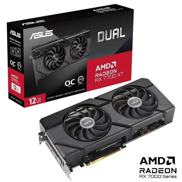 ASUS Dual Radeon™ RX 7700 XT OC Edition 12GB GDDR6 4 - LXINDIA.COM