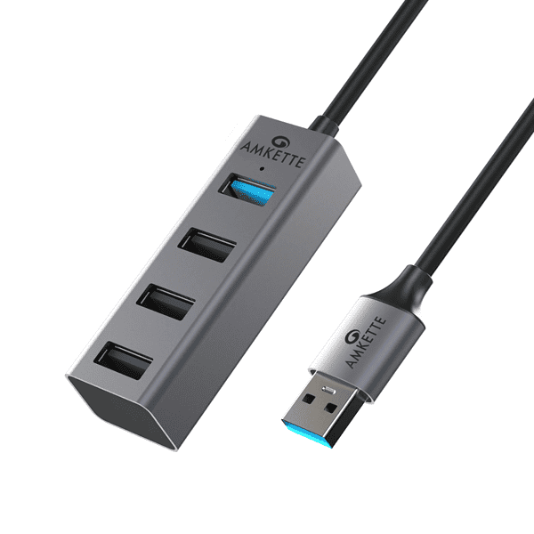 Amkette 4 Port Superspeed USB Hub 3.0 1 - LXINDIA.COM