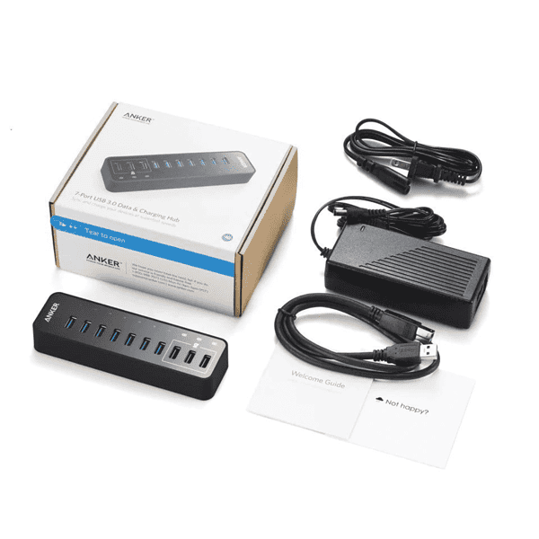 Anker 10 Port 60W USB 3.0 Hub 4 - LXINDIA.COM