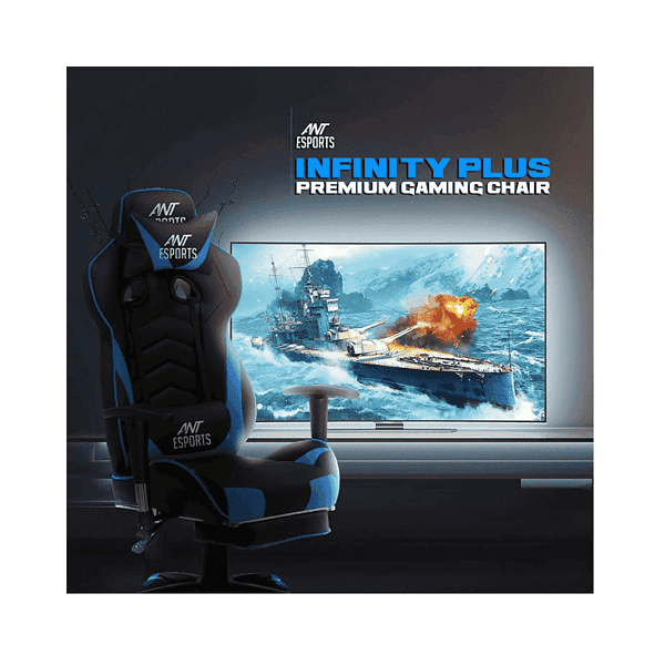 Ant Esports Infinity Plus Gaming Chair BlueBlack - LXINDIA.COM
