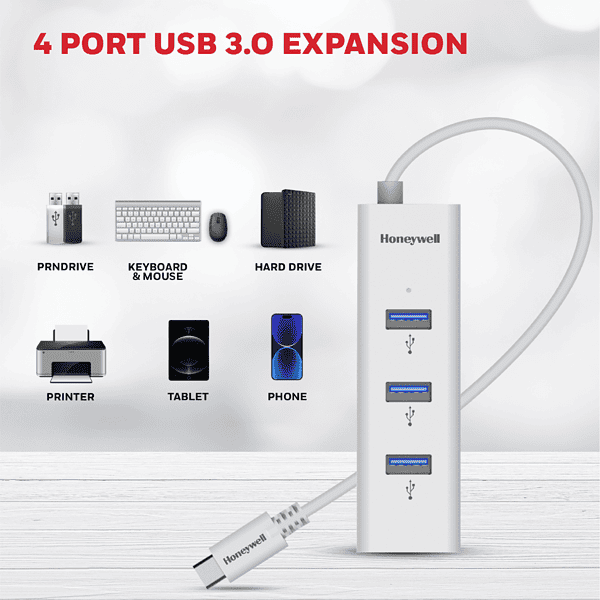 Honeywell Momentum Type C to 4Xusb 3.0 Hub 2 - LXINDIA.COM