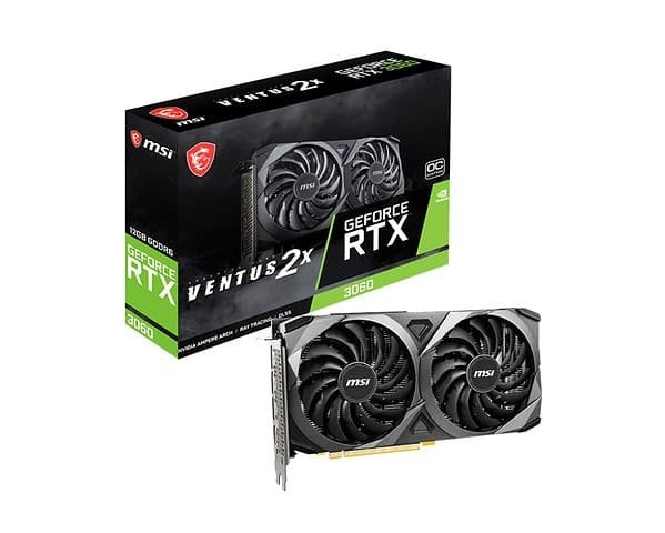 MSI GeForce RTX™ 3060 VENTUS 2X 12G OC - LXINDIA.COM