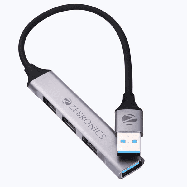 Zebronics 200HB USB 3.0 4 Port hub 1 - LXINDIA.COM