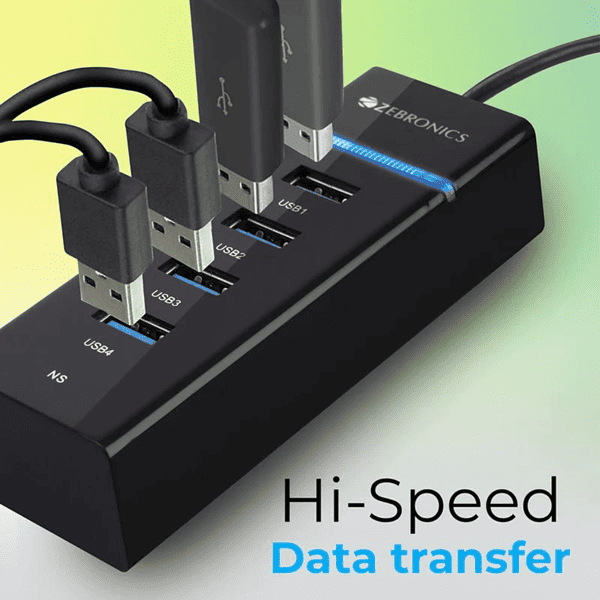 Zebronics 300HB 4 Port USB 3.0 Hub 2 - LXINDIA.COM