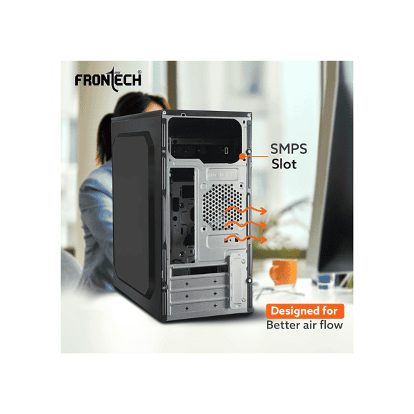 FRONTECH Cyber Silver FT 4269 Black 2 - LXINDIA.COM