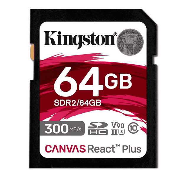 Kingston Canvas React Plus 64GB SD - LXINDIA.COM