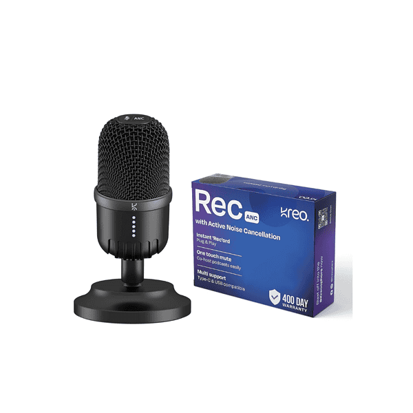 Kreo Rec Premium Condenser Microphone 1 - LXINDIA.COM