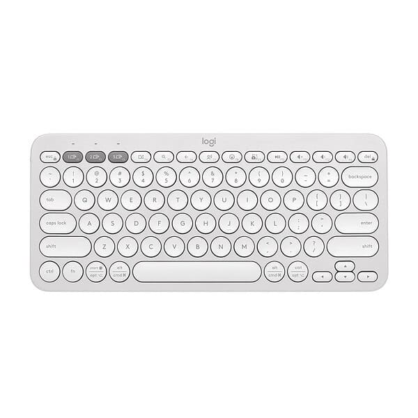 Logitech Pebble Keys 2 K380s Keyboard white - LXINDIA.COM