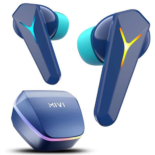 Mivi Commando Q7 Earbuds BLUE - LXINDIA.COM