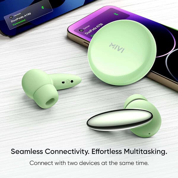 Mivi DuoPods A750 Earbuds mint green1 min1 - LXINDIA.COM