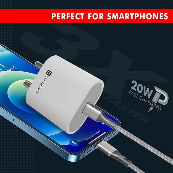 Portronics Adapto 20 Charger 1 - LXINDIA.COM