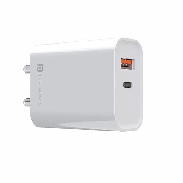 Portronics Adapto 45 Fast Charging USB A Ad - LXINDIA.COM