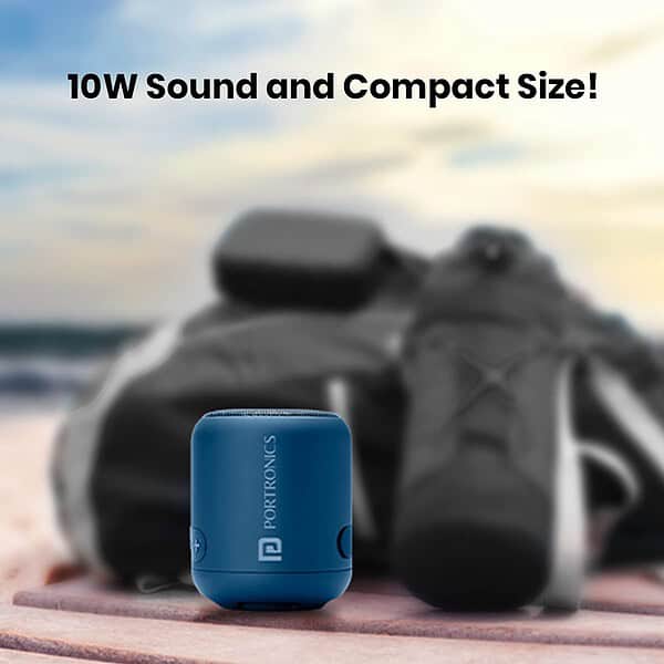 Portronics Sound Drum 1Speaker BlUE 1 - LXINDIA.COM