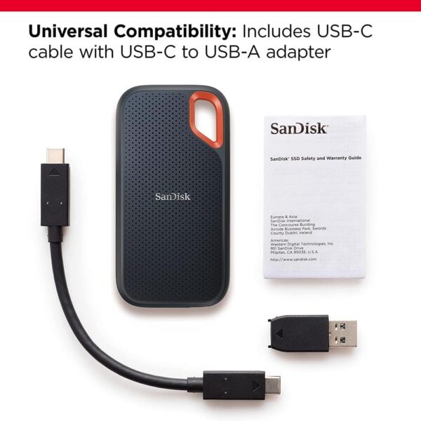 SanDisk Extreme Portable SSD 4TB Black min - LXINDIA.COM