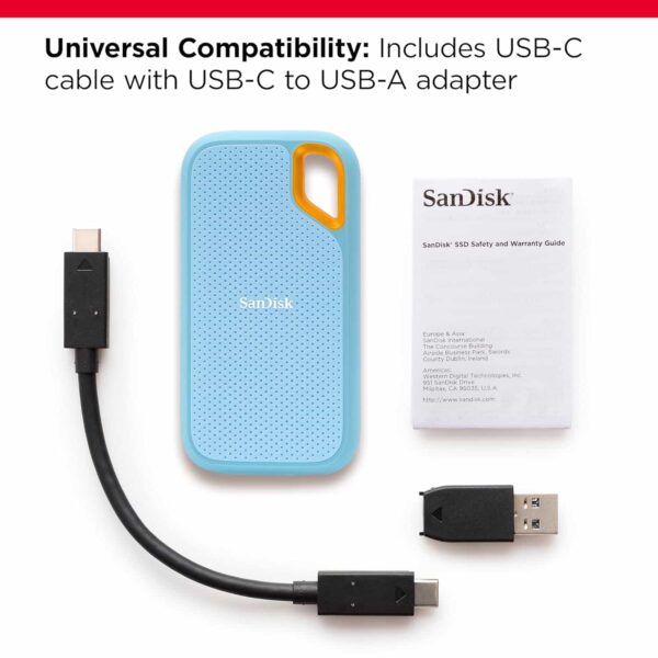 SanDisk Extreme Portable SSD 4TB Sky Blue1 min - LXINDIA.COM