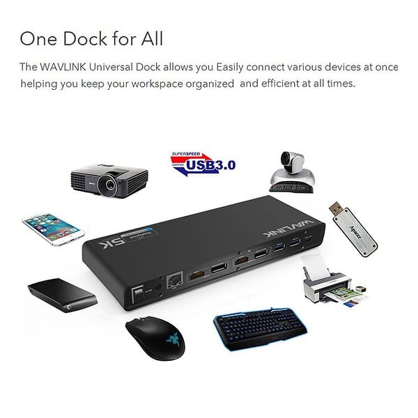 Wavlink USB C 5K Laptop Universal Docking Station1 min - LXINDIA.COM