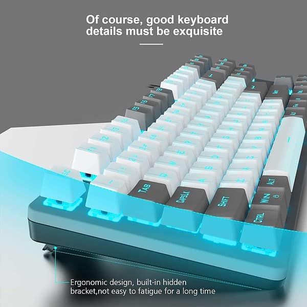 AULA F3287 Rainbow Backlight TKL Tenkeyless Keyboard6 min - LXINDIA.COM