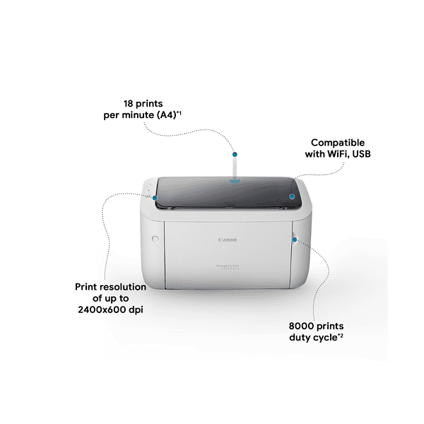 Canon image CLASS LBP6030W Wi Fi Mono Printer 2 - LXINDIA.COM