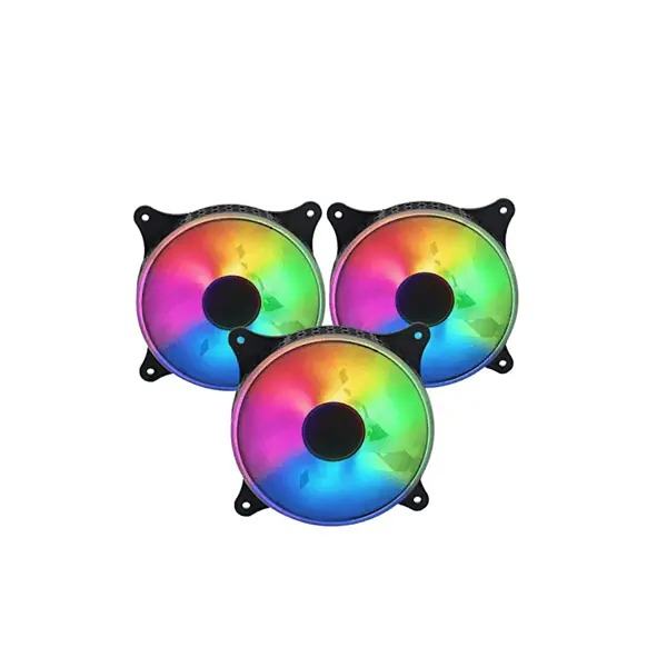 RiaTech 3 Pack RGB LED Series 120mm - LXINDIA.COM