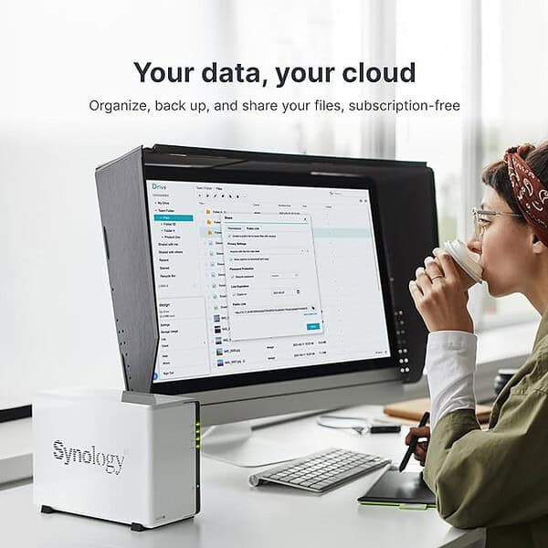 Synology DiskStation DS223J Network Attached Storage Drive3 - LXINDIA.COM