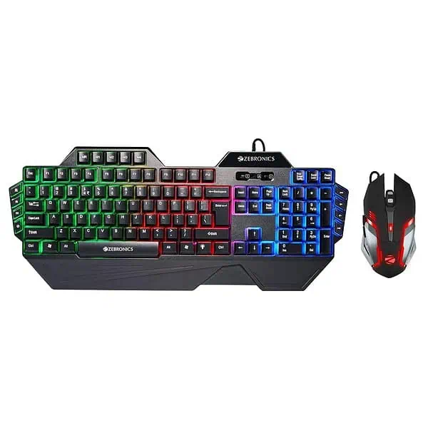 ZEBRONICS OPTIMUS Gaming Keyboard Mouse Combo min - LXINDIA.COM