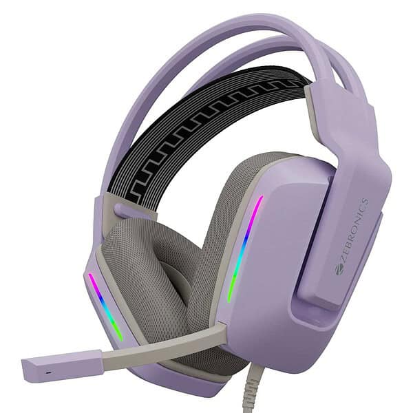 Zebronics Zeb Havoc Premium Headphone purple min - LXINDIA.COM