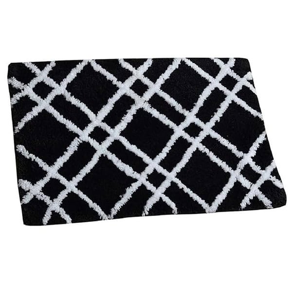 AEROHAVEN™ Super Soft Designer Bathmat 40 X 60 CM Black2 1 - LXINDIA.COM