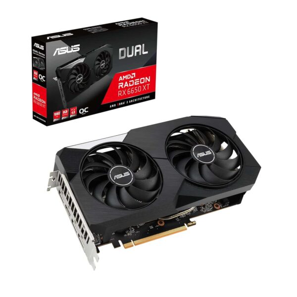 ASUS Dual Radeon RX 6650 XT OC Edition 8GB GDDR6 min - LXINDIA.COM