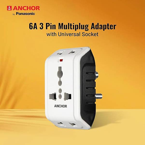 Anchor Multiplug Travel Adapter with Universal Socket3 - LXINDIA.COM