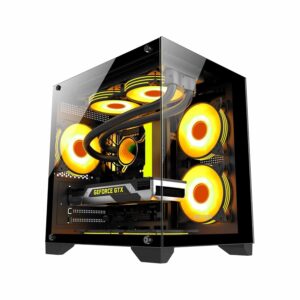 Ant Esports Z2 Mid Tower Cabinet – BLACK min - LXINDIA.COM