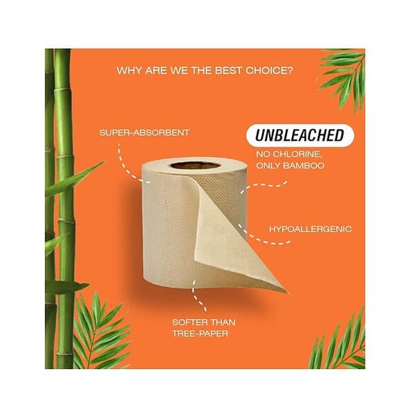 Beco Bamboo 3 Ply Toilet Paper Roll A - LXINDIA.COM