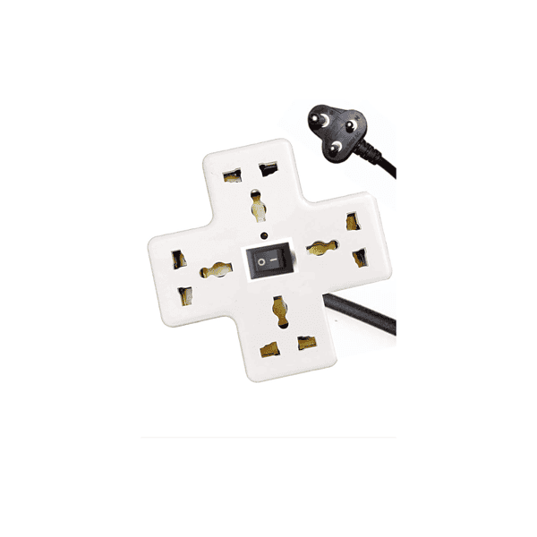 Brillar Multiplug Extension Board With 4 Sockets - LXINDIA.COM