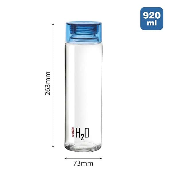 CELLO H2O Glass Fridge Water Bottle B - LXINDIA.COM