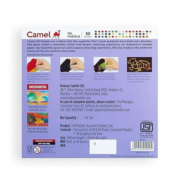 Camel Oil Pastel 50 Shades 2 - LXINDIA.COM