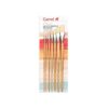 Camel Paint Brush Series 56 White Bristle Flat Set of 7 - LXINDIA.COM