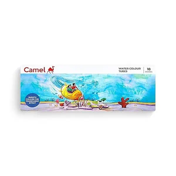 Camel Water Color Tube 5Ml Tubes18 Shades - LXINDIA.COM