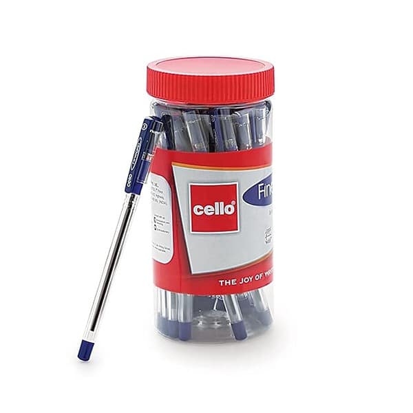 Cello Finegrip Blue Ball Pens - LXINDIA.COM