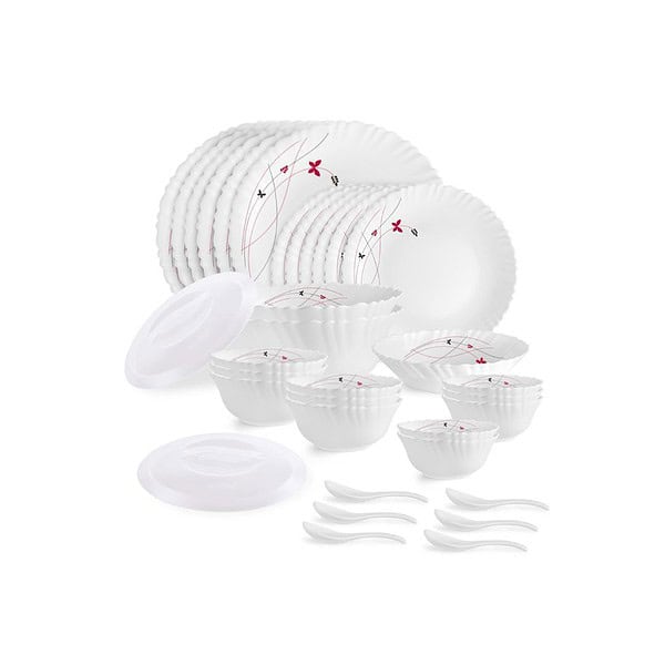 Cello Opalware Dazzle Dinner Set - LXINDIA.COM