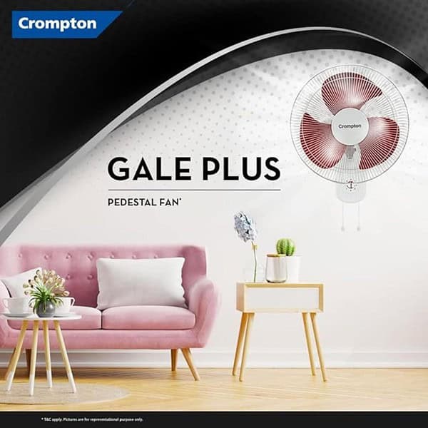 Crompton Gale Plus High Speed 400 mm Wall Fan1 - LXINDIA.COM