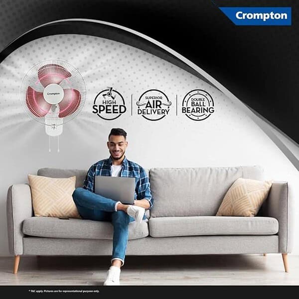 Crompton Gale Plus High Speed 400 mm Wall Fan2 - LXINDIA.COM