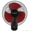 Crompton HighSpeed Torpedo 400MM Wall Fan Black and red - LXINDIA.COM