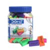 DOMS Coloured Erasers Jar Pack Set of 100 - LXINDIA.COM