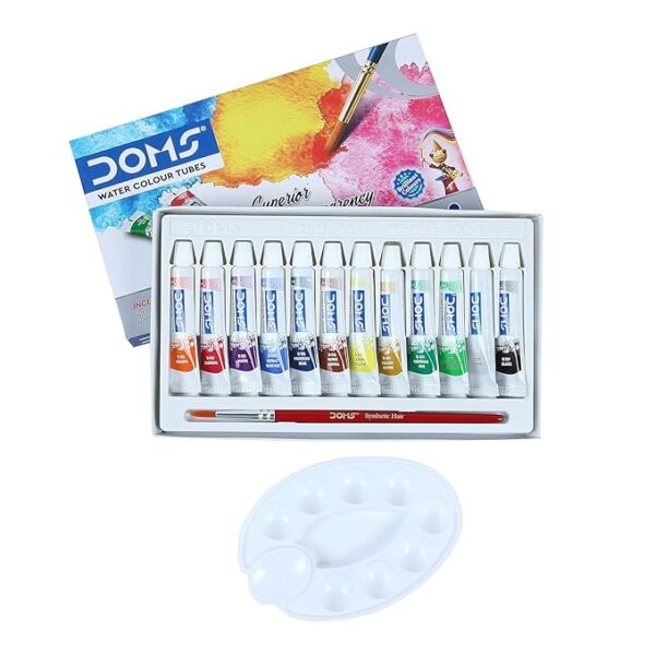 Doms Non Toxic Water Colour Tube Set in Cardboard Box 1 - LXINDIA.COM