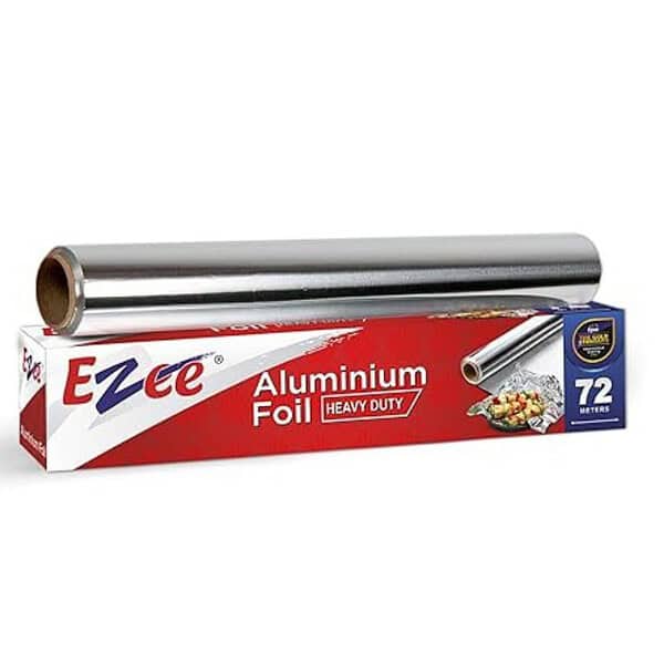 Ezee Silver Aluminium Foil 72 Meters 14 Microns - LXINDIA.COM