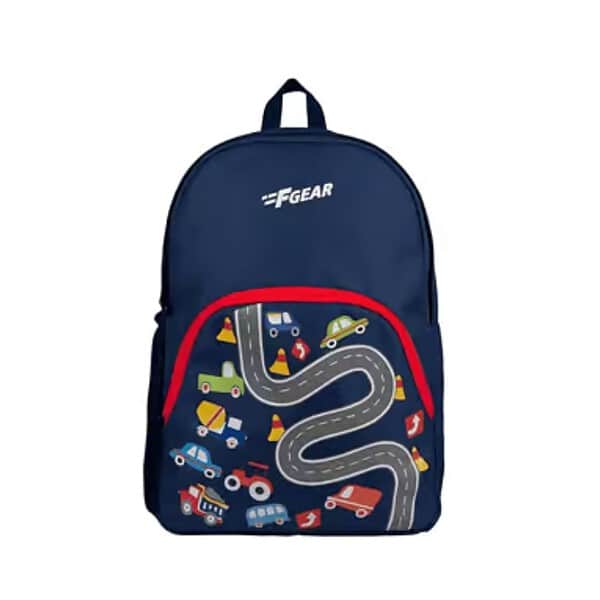 F Gear Fastcar NBlu Wheelers 12L school bags - LXINDIA.COM