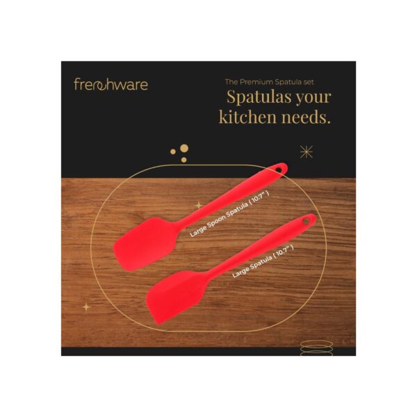 Frenchware Non Stick Silicone Spatula and Spoon A - LXINDIA.COM