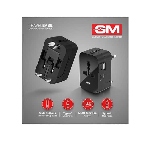 GM 3064 Universal Travel Adaptor 1 - LXINDIA.COM