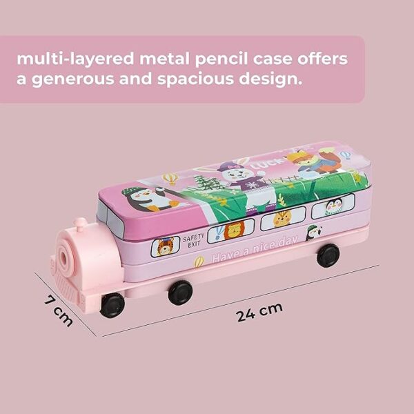 HANDZY Handle Eazy Cartoon Pencil Box Purple 1 - LXINDIA.COM