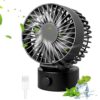 HASTHIP Mini USB Desk Fan with 2 Speed Control Black - LXINDIA.COM